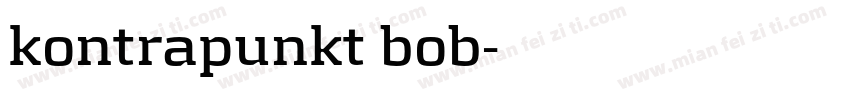 kontrapunkt bob字体转换